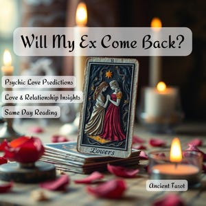 Komt mijn ex terug? Tarotlezen – Inzichten in liefde en relaties – Tarotlezen voor ex-geliefden – Paranormale tarotlezing op dezelfde dag