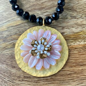 Pink Mother of Pearl necklace