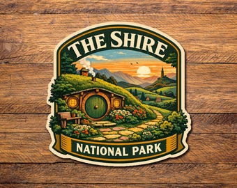 The Shire - National Park Sticker - Water Resistant Vinyl