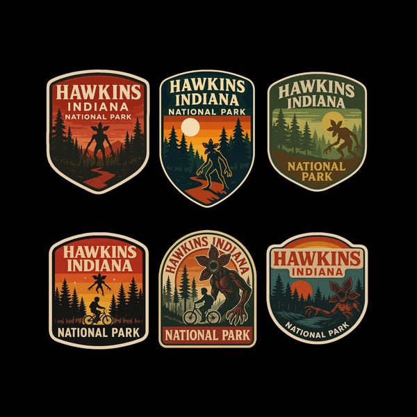 Hawkins Indiana National Park Sticker - Water Resistant Vinyl