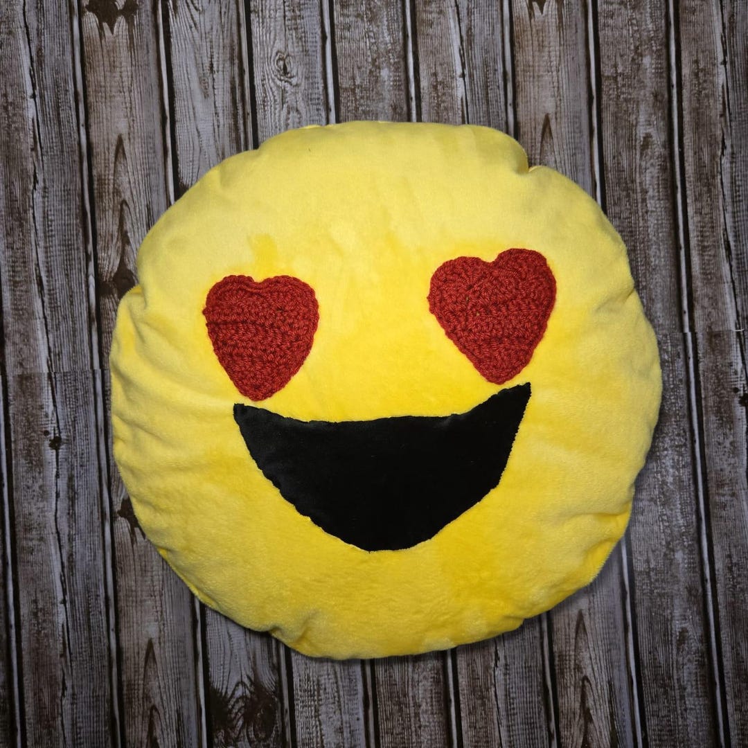 Emoji Pillow Set Etsy emoji-pillow-set-etsy