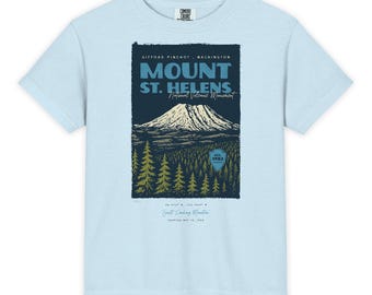 Mount St Helens Youth T Shirt Pacific Northwest Outdoor Shirt Hiking Graphic Tee Washington Landmark Travel Souvenir Gift for Outdoorsy Kids