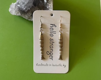 Segmented Fish Earrings