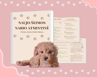 Naujo šuniuko atmintinė šeimininkams | PDF E-GIDAS | Lietuvių kalba