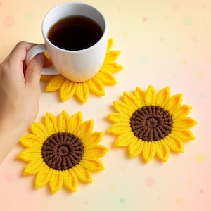 PATRÓN DE GANCHILLO: Posavasos de corazón de crochet Frejdis, decoración de San Valentín, regalo romántico, tapete para taza, portavasos, inglés y sueco