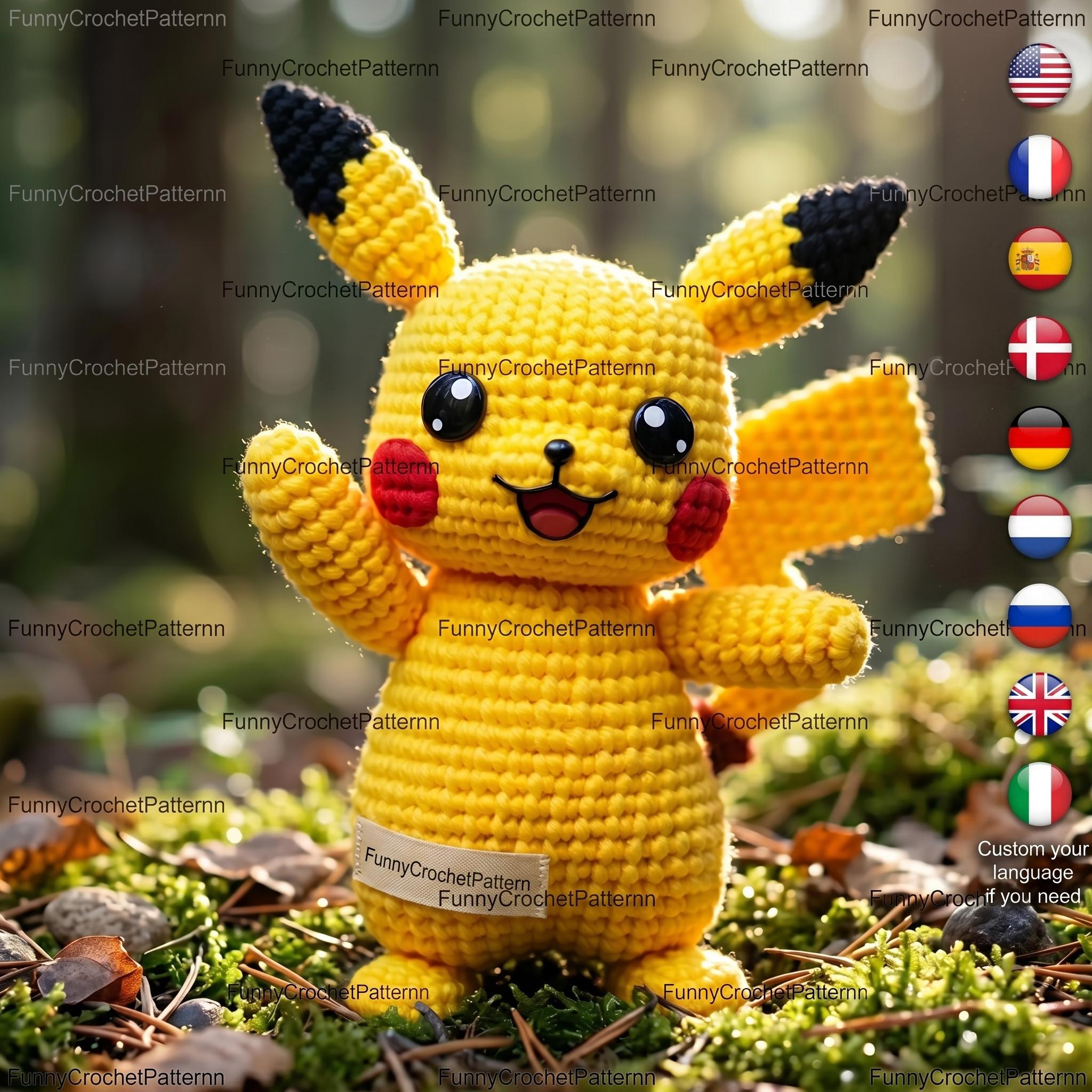 ピカチュウかぎ針編み - Etsy 日本
