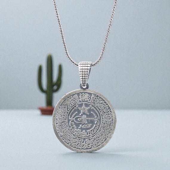 925 Sterling Silver Fetih 1453 Men’s Necklace