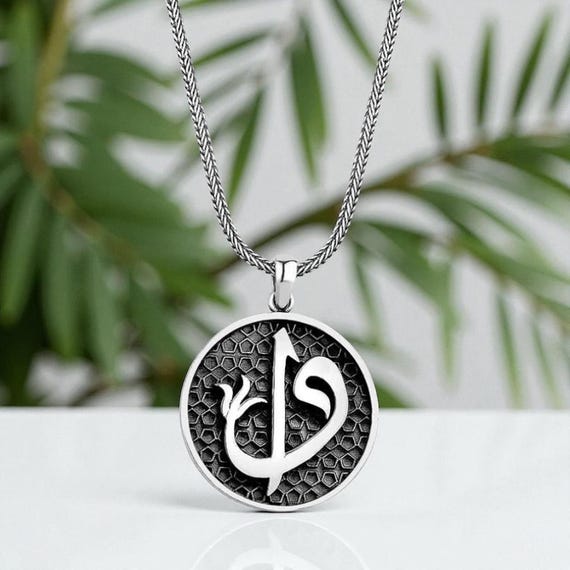925 Sterling Silver Elif Vav Men’s Pendant