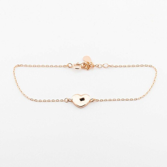 925 Sterling Silver Heart Chain Bracelet