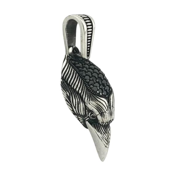 925 Sterling Silver Eagle Head Pendant – 5.9 g