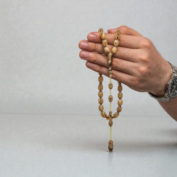 Handmade Faturan Amber Prayer Beads Islamic Tasbih Mens Gift