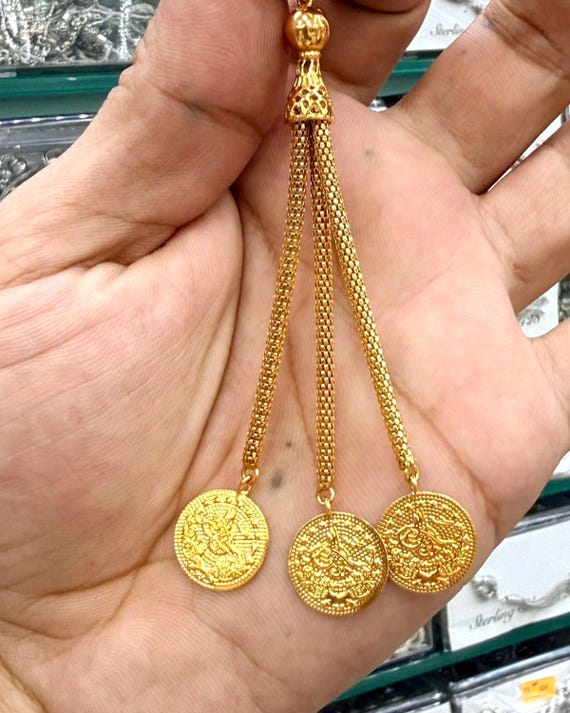 925 Sterling Silver Tasbih Tassel Handmade Chain Design Classic & Modern Style