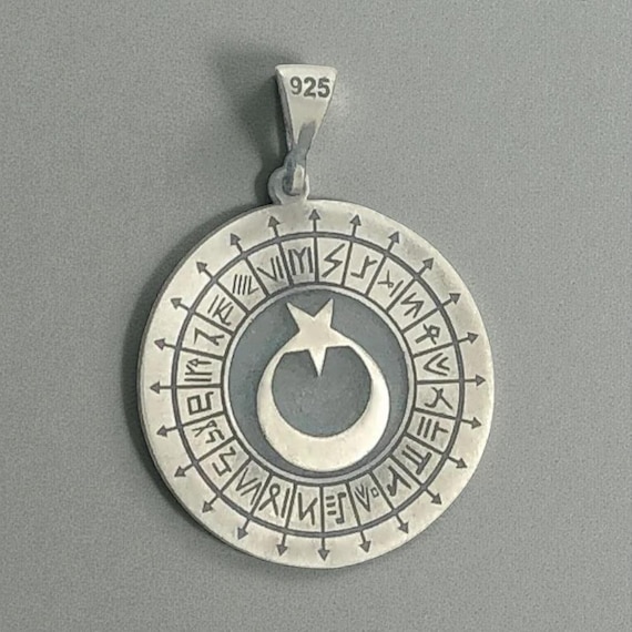 925 Sterling Silver Ayyildiz Turkic Tribes Pendant