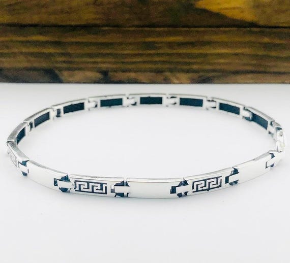 925 Sterling Silver Men’s Bracelet – 11.80 g