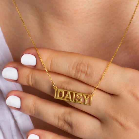 925 Sterling Silver Personalized Name Necklace – Custom Jewelry Gift