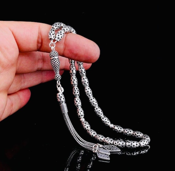 925 Sterling Silver Arpa Cut Fizyon Misbaha Model 1