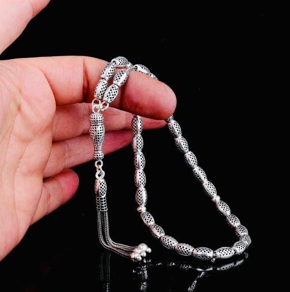 925 Sterling Silver Arpa Cut Fizyon Misbaha Model 4