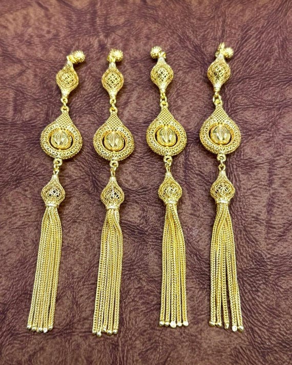 925 Sterling Silver Tasbih Tassel | Handmade Chain Design Classic & Modern Style