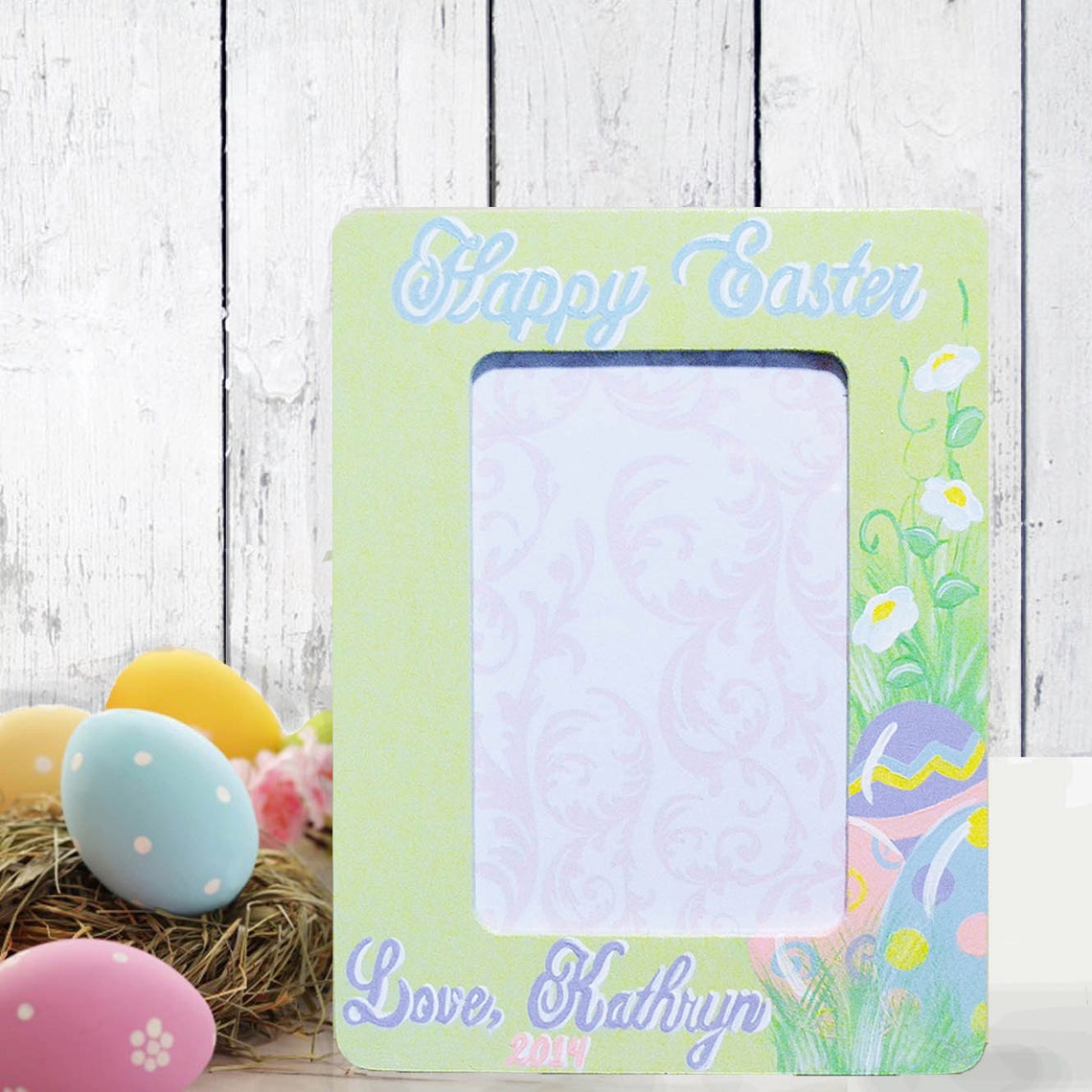 Personalized Easter Picture Frame Etsy