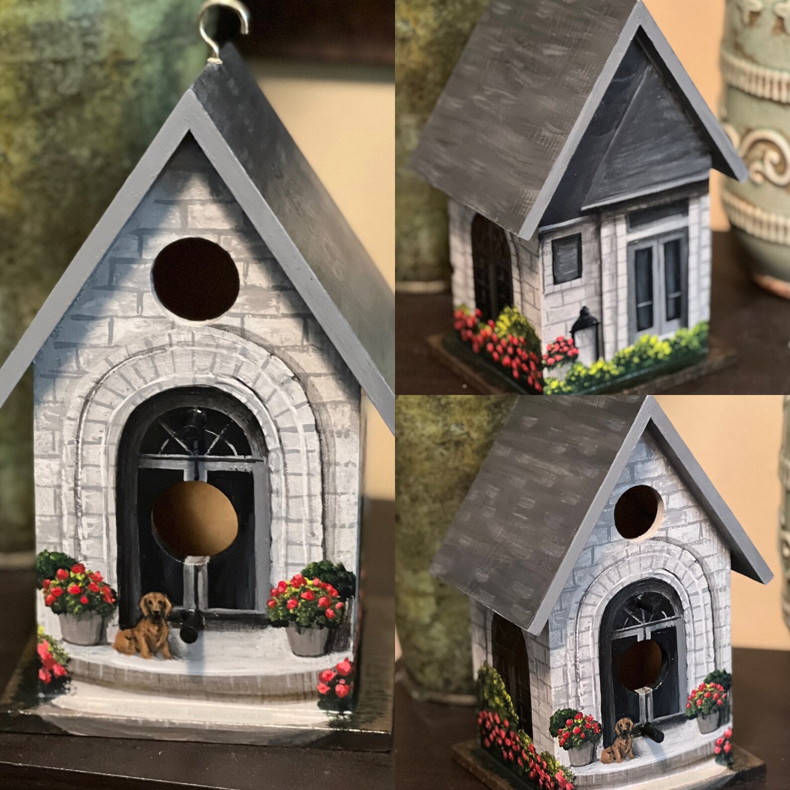 Painted to Match Your House Decorative Painted Birdhouse Etsy