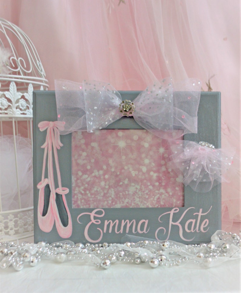 Hand Painted Personalized Ballet Dance Picture Frame image 2