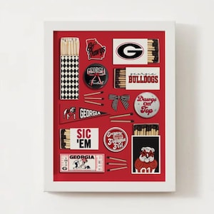Custom College Matchbox Print – Dorm Wall Art Digital Download | Grad Gift Roommate Dorm Decor