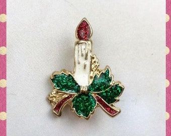 Vintage Holiday Candle Pin (Small)