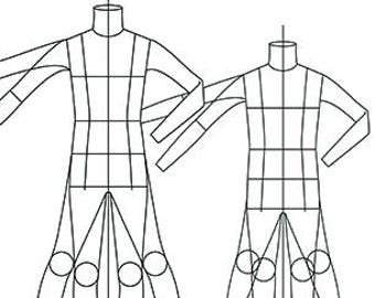 kid fashion figure templates