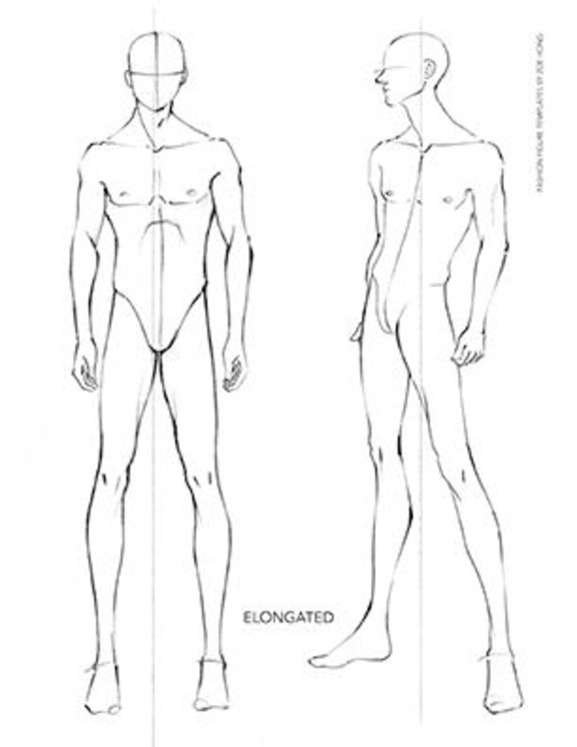 Male FASHION FIGURE TEMPLATES Etsy male-fashion-figure-templates-etsy