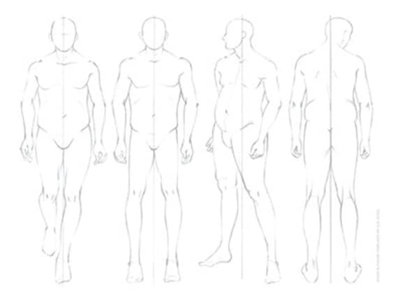 Plus size fashion croquis cheap