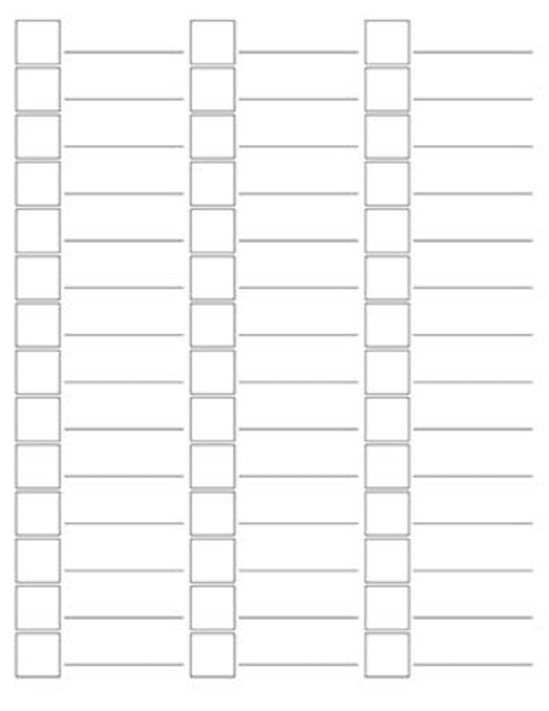 Color Card Swatch Card Template Etsy
