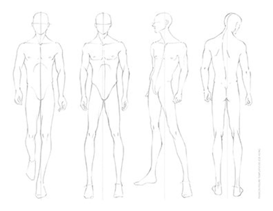 Fashion Sketching: a Step-by-step Guide to Drawing the Basic Fashion  Croquis with 9 Heads Proportions