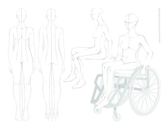 How to draw a person for fashion clearance designing