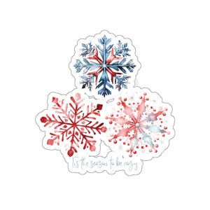 Cozy Winter Kiss-Cut Stickers - Gift Wrapping, Winter Events, Decorating, Holiday Stickers, Christmas Stickers