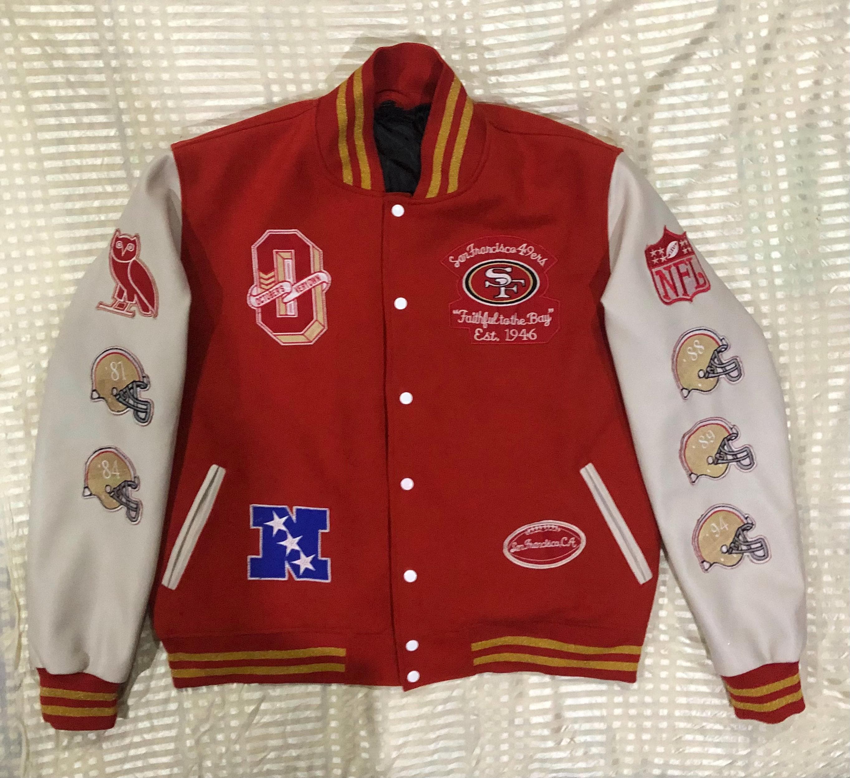San francisco 49ers leather jacket - Etsy 日本