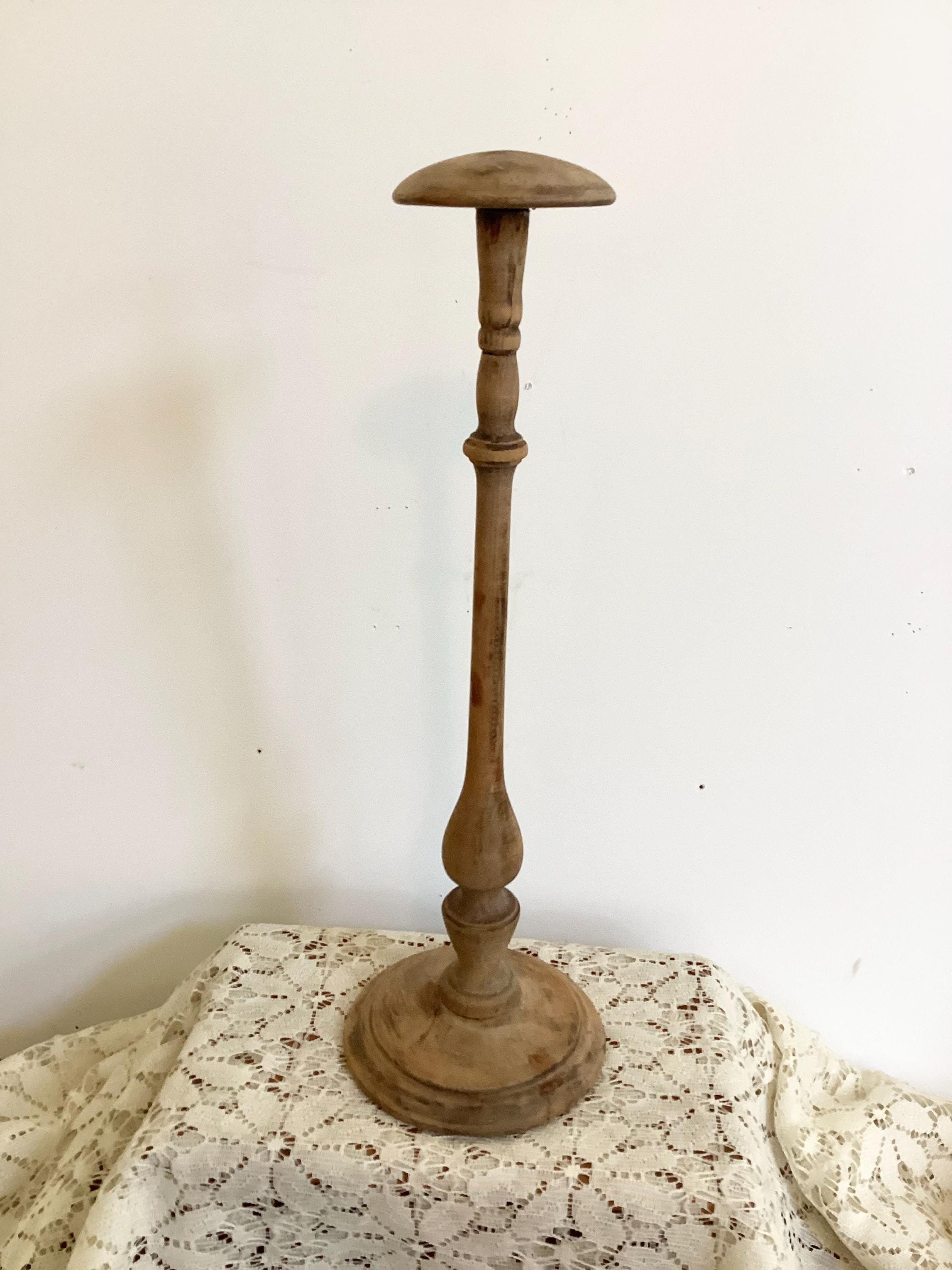Early 1900s Antique Vintage Wooden Mercantile Store Hat  display picture 1