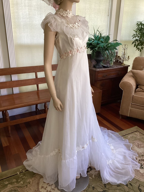 Stunning Vintage Southern Belle Wedding Gown and … - image 5