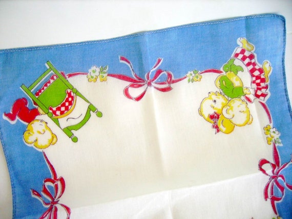 Vintage 1950s Childs Hankies(2)/Cutest Vintage Ch… - image 5