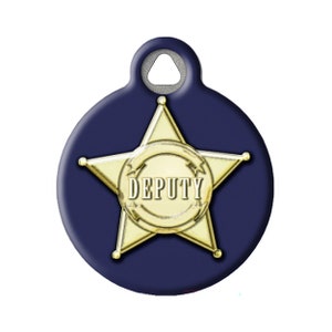 Sheriff badge dog tag cheap