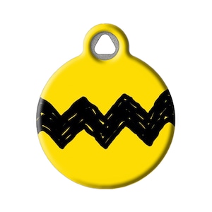 Charlie Brown Pet ID Tag for Dogs and Cats by Dog Tag Art