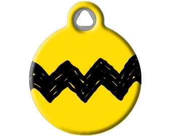 Charlie Brown Pet ID Tag for Dogs and Cats by Dog Tag Art