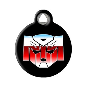 Autodogs Transformers Personalized Pet ID Tag by Dog Tag Art