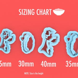 ロマンチックな犬のカップル ポリマークレイカッターセット：スパゲッティシーン型