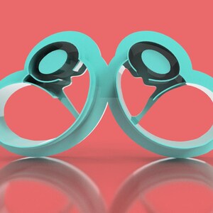 Mickey Mouse Shoe Polymer Clay Cutter | 20mm Earring, 3D Printed Clay Tool