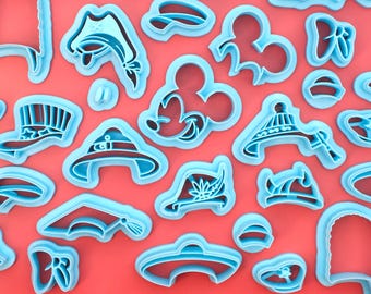 Mickey Mouse Magical Hats Collection | Clay Cutter Set: World Traveler Hats