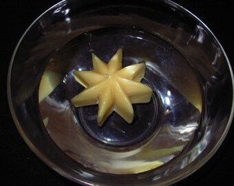 Pure Beeswax Candle Floating Star