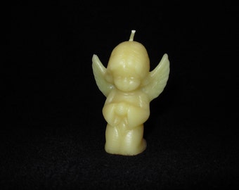 Beeswax Angel Candle, all natural candle, Religious, Orthodox, Baby Blessing candle