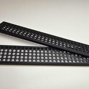 Set of 3 3D printed grilles for ventilation openings in motorhomes to protect against falling objects