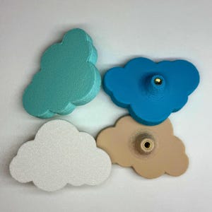 Cloud handles – furniture knobs / drawer handles – playful design for children&#39;s rooms, dressers & DIY projects