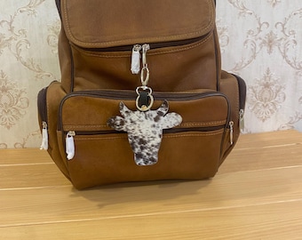 Leather Backpack full Grain Diaper Bag for Moms, Unique Handmade Leather Bag, Stylish & Practical Rucksack, Perfect Gift for Mothers